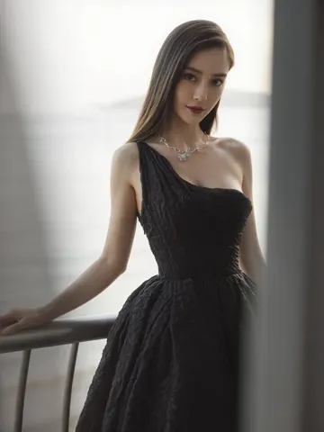 AI换脸 杨颖女秘书下班乘电车遇到一群饥渴的男色狼！